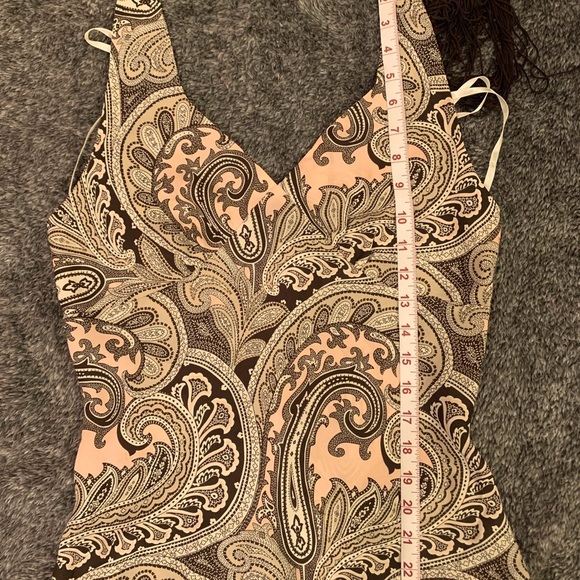 NWOT Michael Kors silk paisley top - Picture 4 of 7